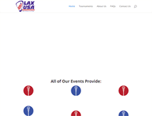 Tablet Screenshot of laxusa.com